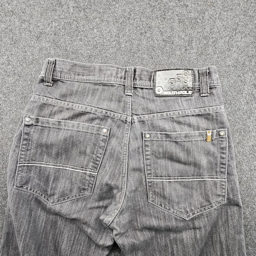 Vintage South Pole Pants Mens 32 Dark Wash Black Grunge Emo Skate Jeans